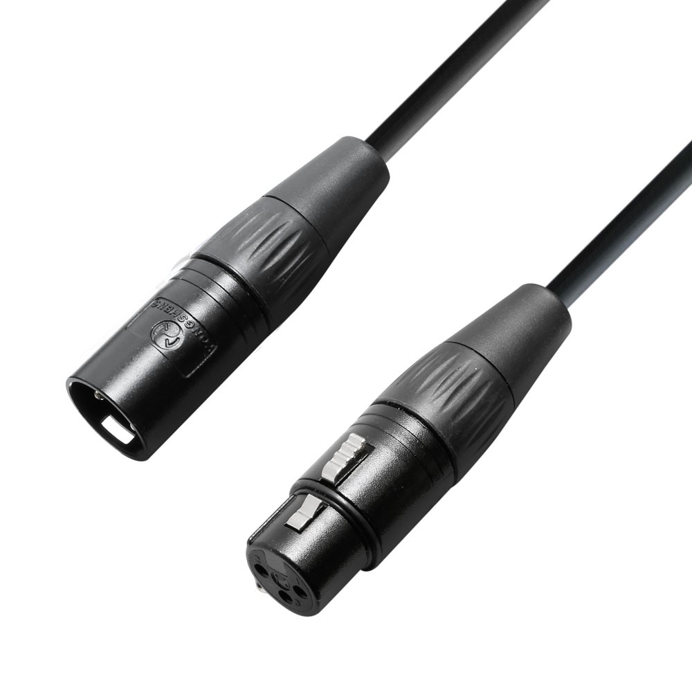 Kabel mikrofonowy Adam Hall z serii Krystal Edition o długości 5m